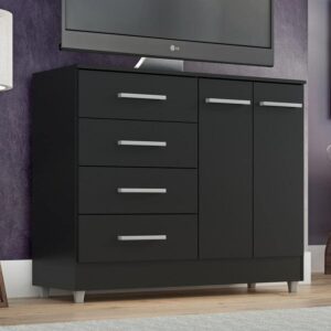 Comoda Gisele 4 Gavs 2 Portas Onix