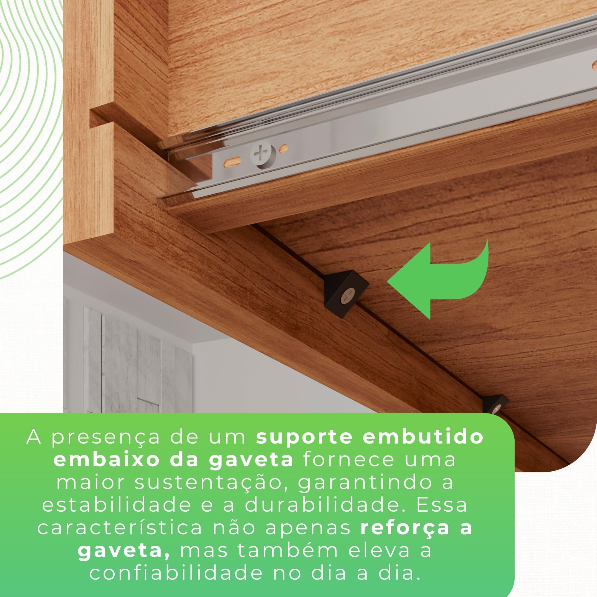 Guarda-roupa Casal 6 Portas 2 Gavetas França Cinamomo/Off-White - Imagem 7